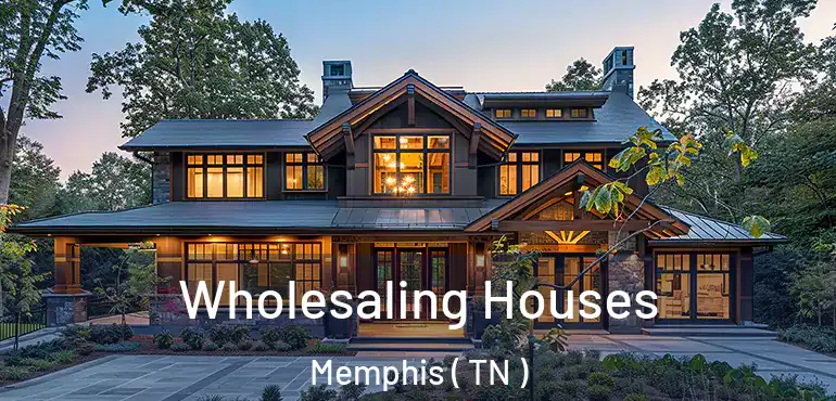  Wholesaling Houses Memphis ( TN )